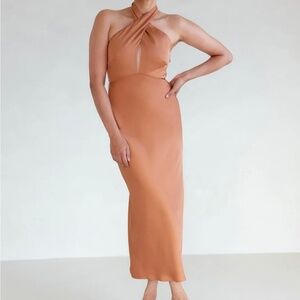 Park & Fifth Cooper Dress - Medium Copper